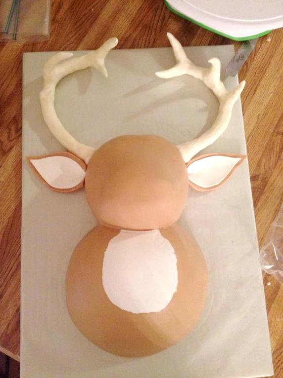 The Welch Cupcakery: How to Construct a Deer Cake