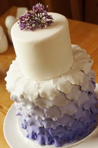 The Welch Cupakery: Purple Ombre Wedding Cake